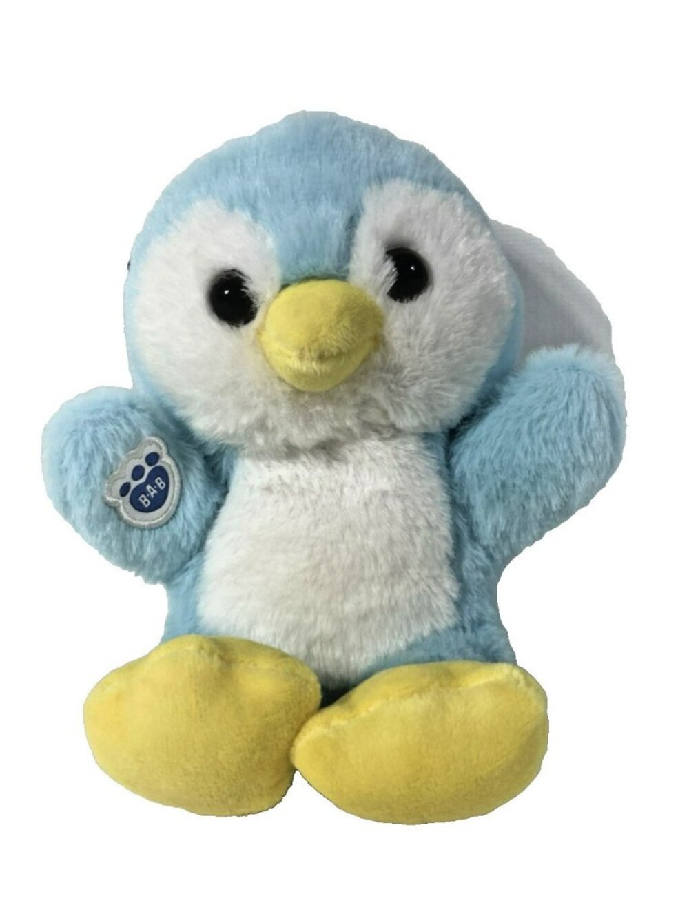 Build-A-Bear Mini Beans 7" ICY BLUE PENGUIN Plush Stuffed Animal Series 3